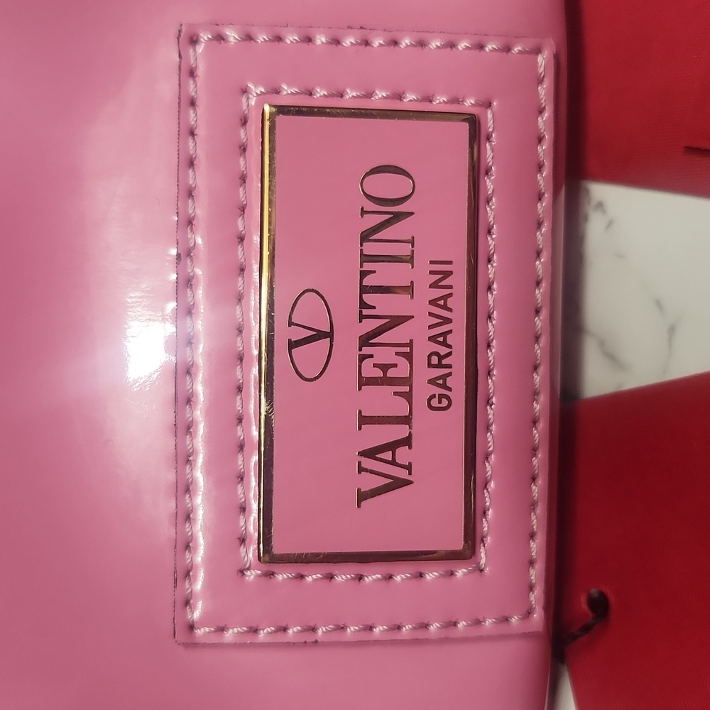 VALENTINO GARAVANI PINK PATENT LEATHER - Picture 3 of 7